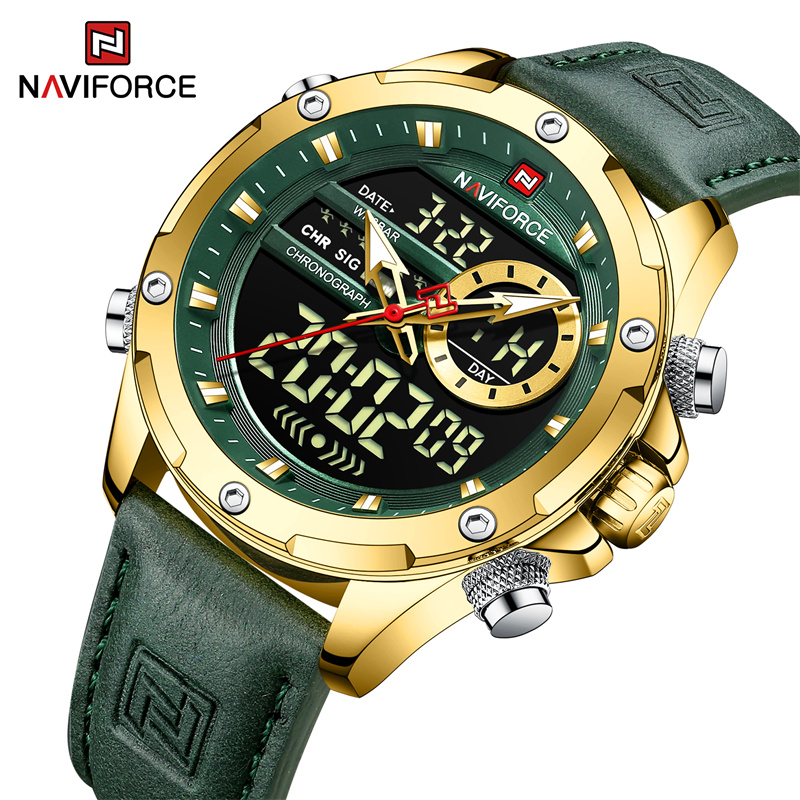 Luxury Watch Mockup - Naviforce Mens Wrist Watches 2022 Top