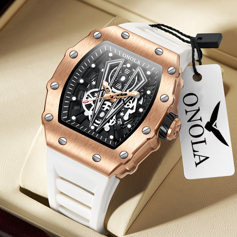 Luxury Watch Mockup - ONOLA 3826 Brand Sports Luxury Tonneau