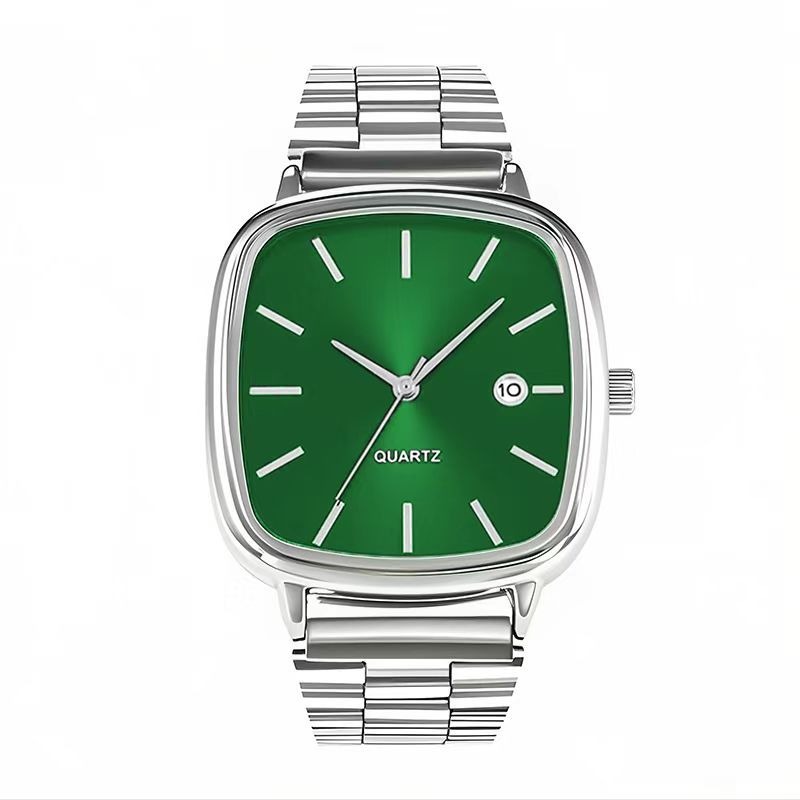 Luxury Watch Mockup - Famous Brand Men Watch Steel Strap