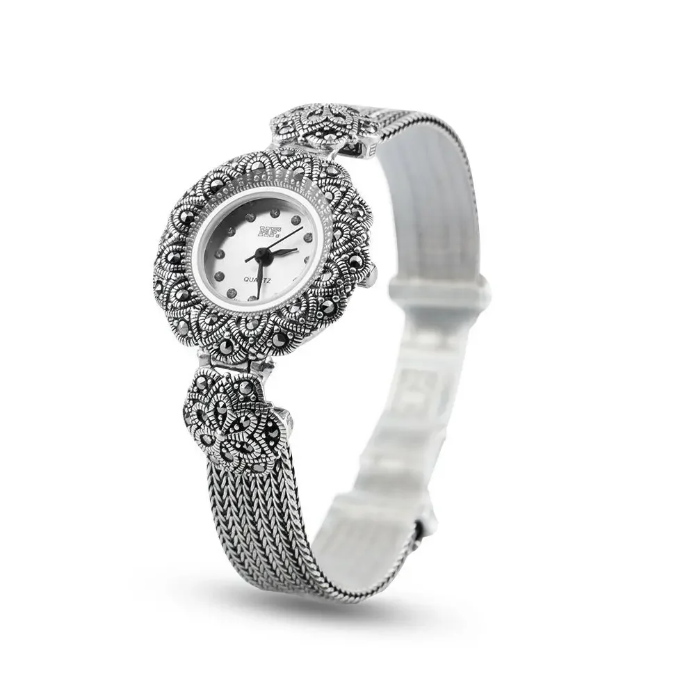 Luxury Watch Photo - Collector's item-Retro Style Sterling Silver Thai
