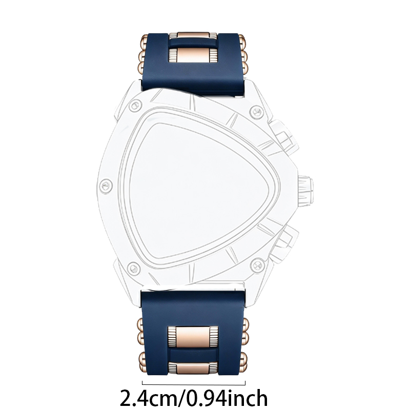Watch Triangle Luxury - LIGE Fashion Men Watch Triangle Chronograph