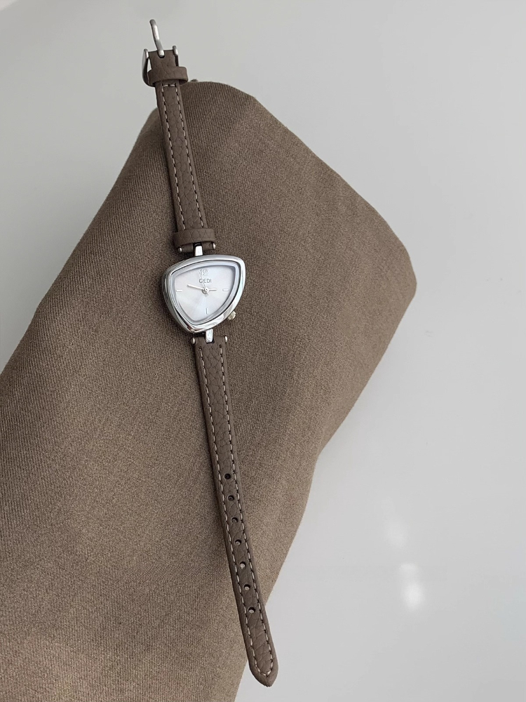 Women Quartz Watch Simple Gold - Watch Triangle Luxury 评论和价格