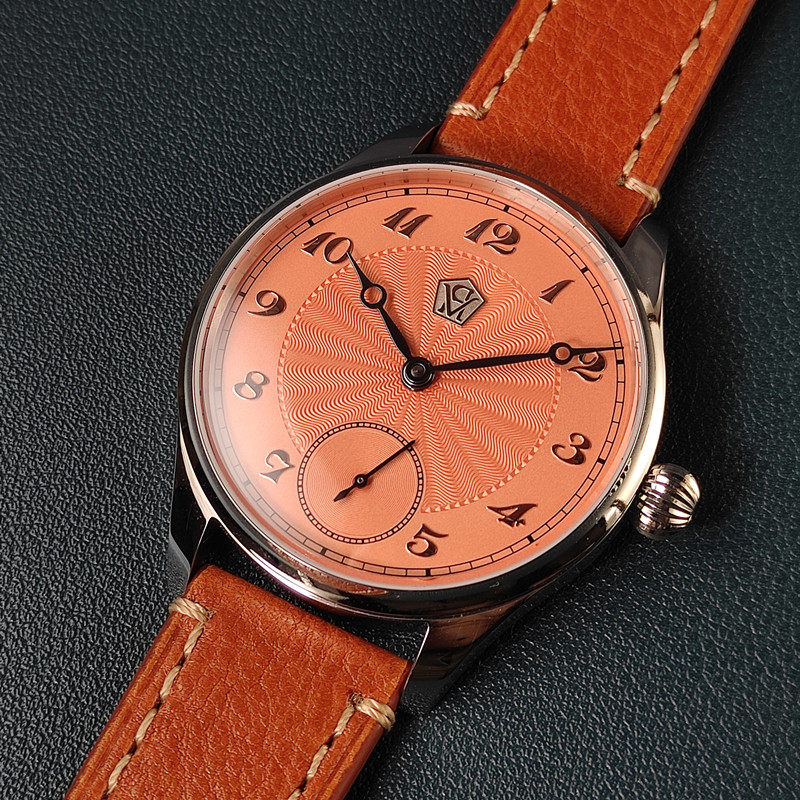 40MM manual mechanical watch w - Guilloché Dial Watch 评论和价格