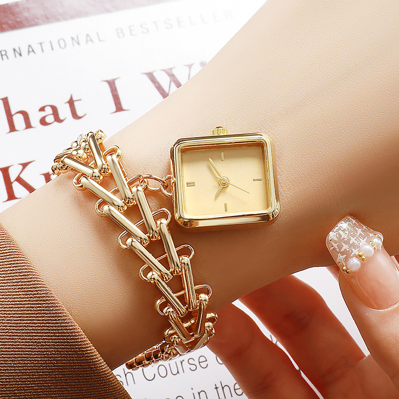 Women Quartz Watch Light Luxur - Watch Triangle Luxury 评论和价格