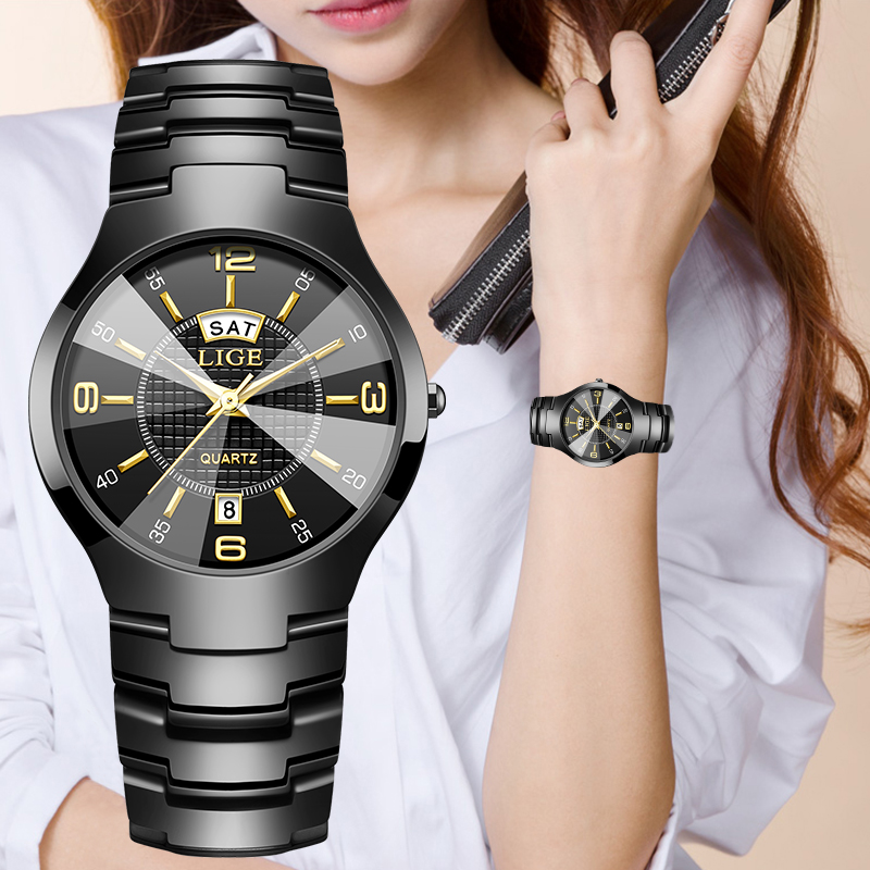 LIGE Fashion Elegant Women's W - Luxury Watch Straps 评论和价格
