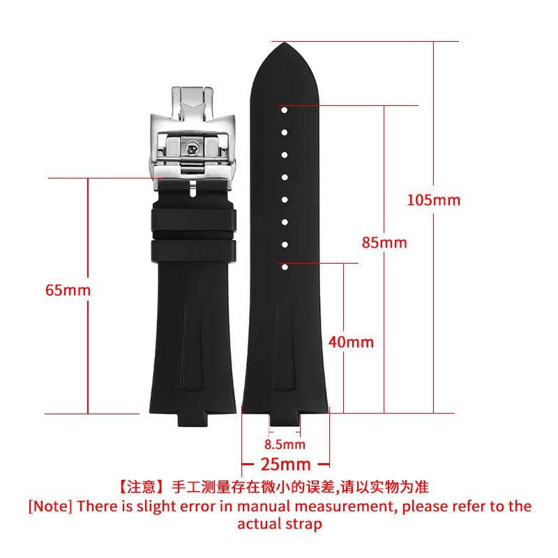 Silicone Rubber Watch Band For - Luxury Watch Constantine 评论和价格