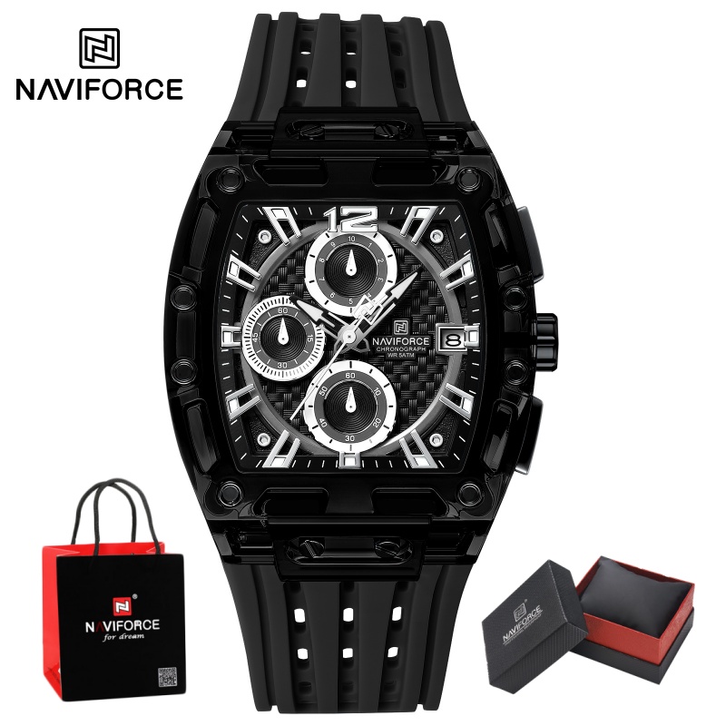 NAVIFORCE Man's Watch 5ATM Wat - Luxury Watch Straps 评论和价格