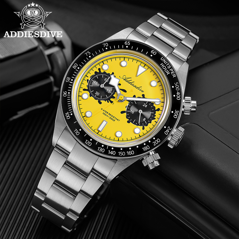 ADDIESDIVE VK64 Watches Men Ne - Zero Luxury Watch 评论和价格