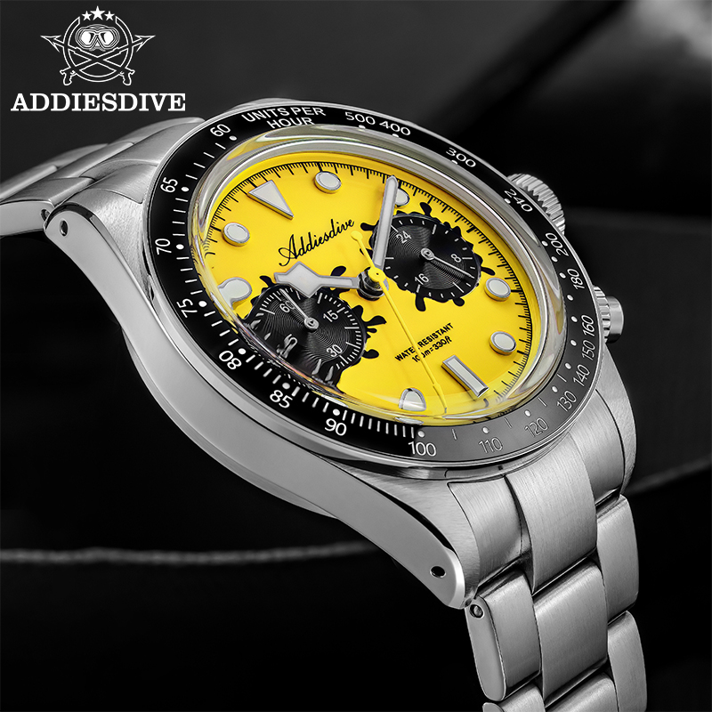 ADDIESDIVE VK64 Watches Men Ne - Zero Luxury Watch 评论和价格