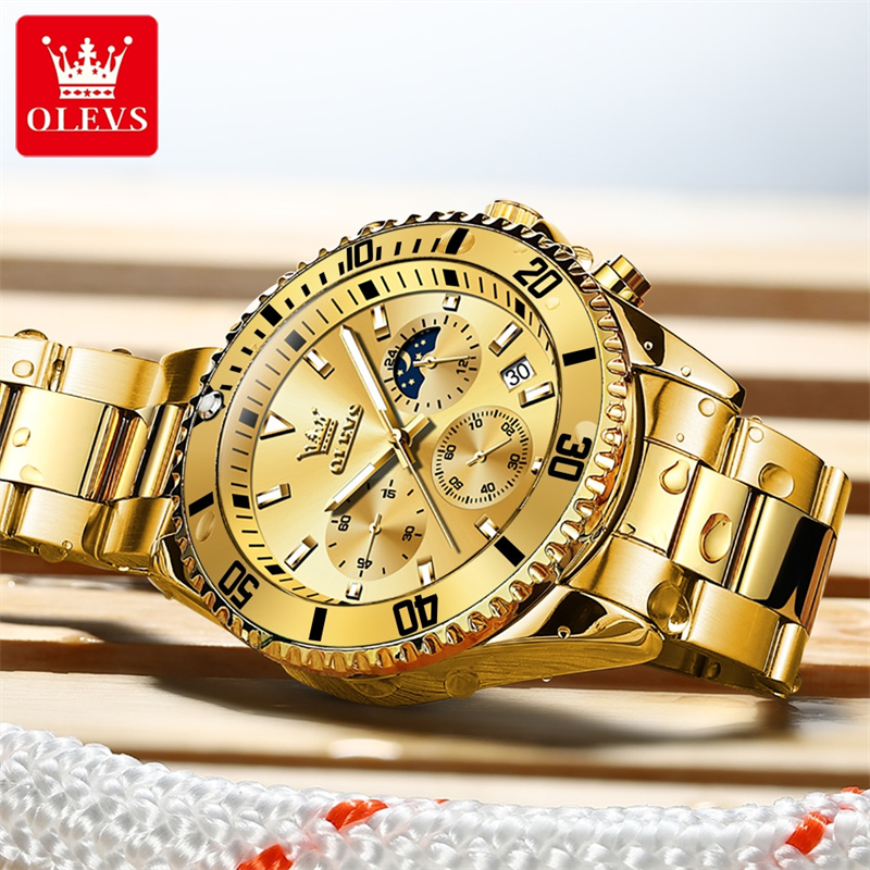 OLEVS Watch Men Top Brand Luxu - Luxury Watch Mockup 评论和价格