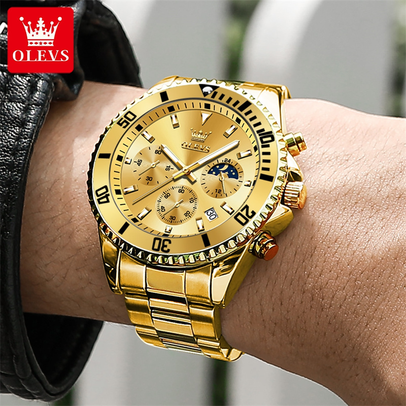 OLEVS Watch Men Top Brand Luxu - Luxury Watch Mockup 评论和价格