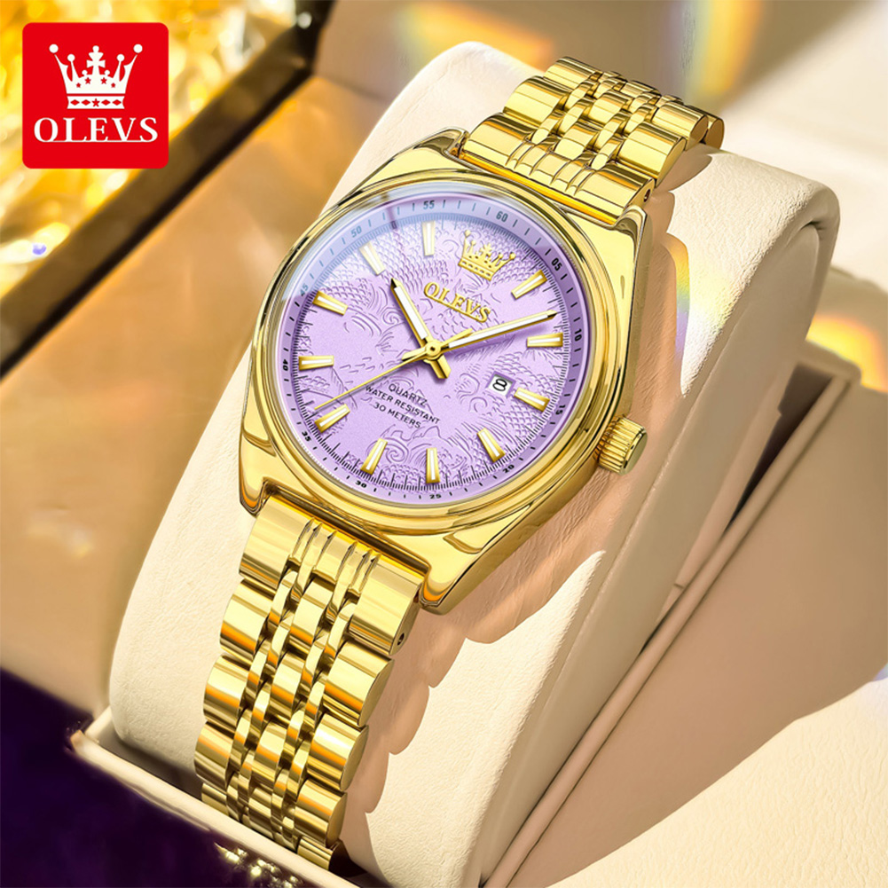 OLEVS Brand Luxury Gold Watch  - Luxury Watch Index 评论和价格