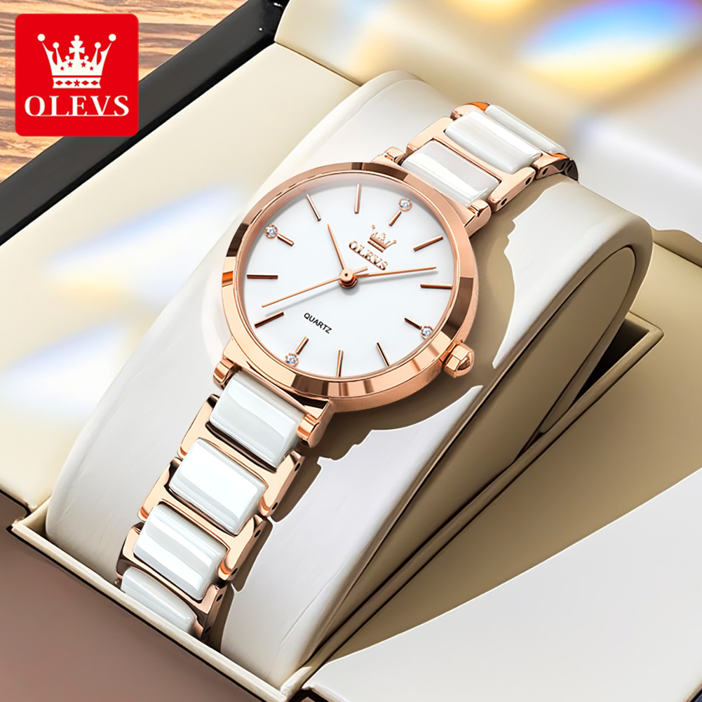 OLEVS Women Watch 5877 Luxury  - Luxury Watch Straps 评论和价格