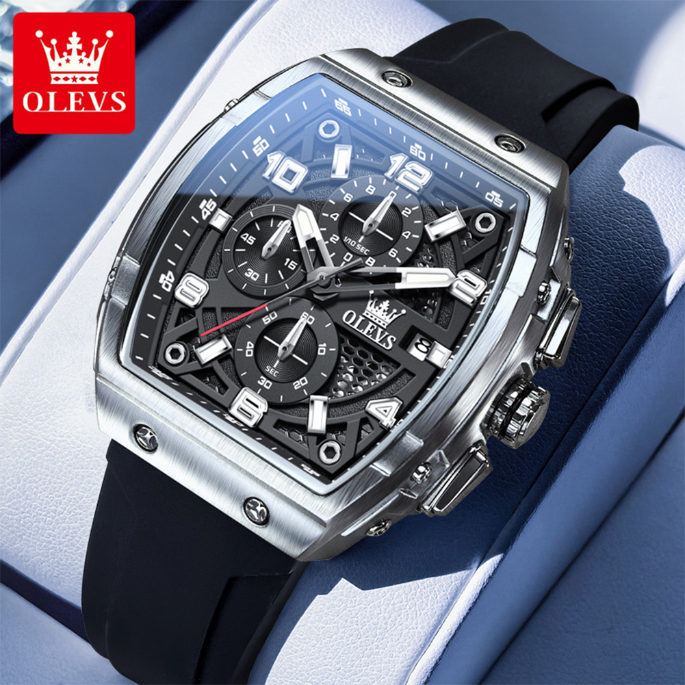 OLEVS Men Watches 2976 Luxury  - Luxury Watch Mockup 评论和价格