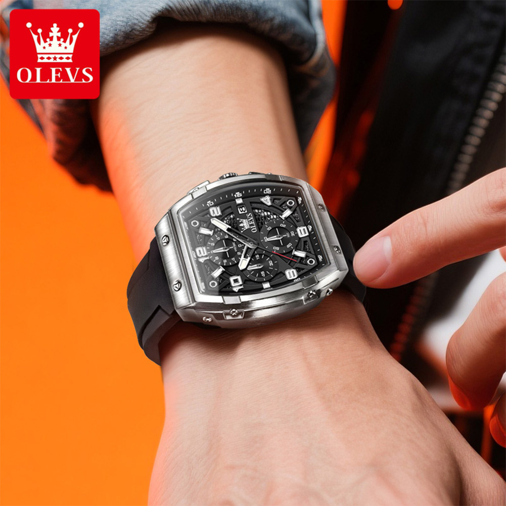 OLEVS Men Watches 2976 Luxury  - Luxury Watch Mockup 评论和价格