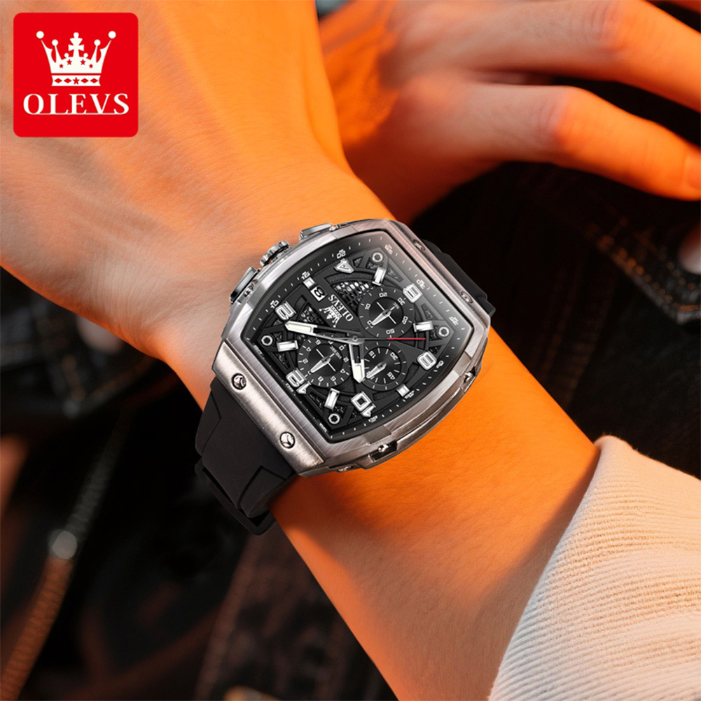 OLEVS Men Watches 2976 Luxury  - Luxury Watch Mockup 评论和价格