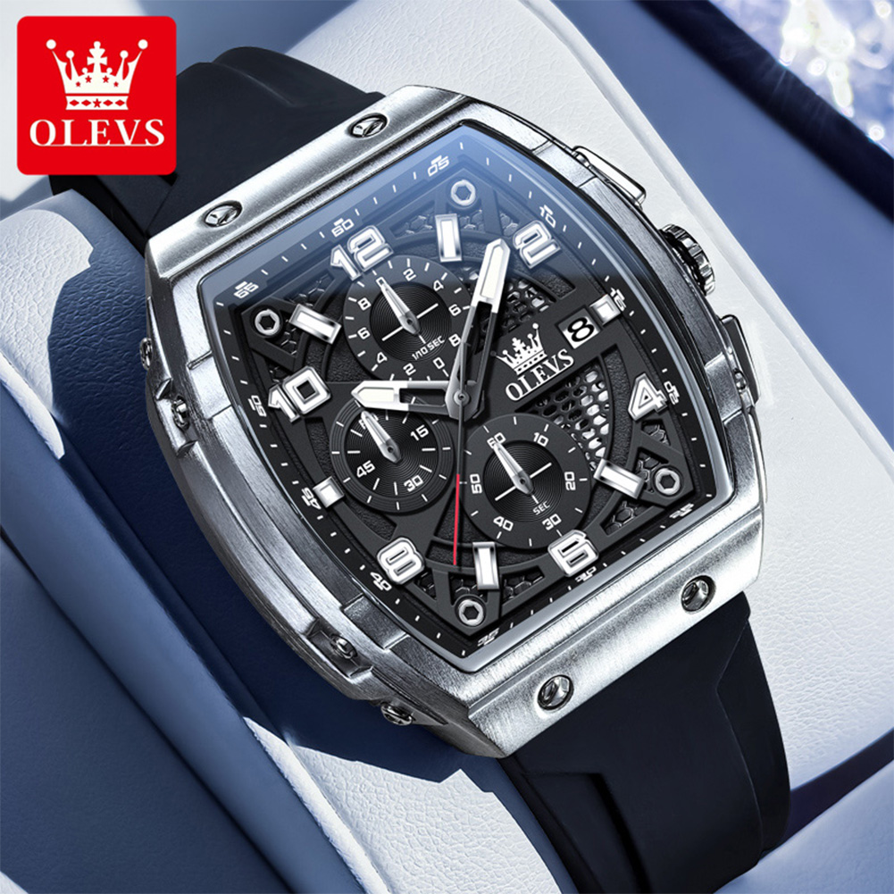 OLEVS Men Watches 2976 Luxury  - Luxury Watch Mockup 评论和价格
