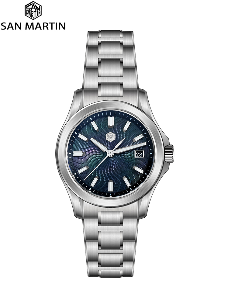 San Martin 39mm Original Desig - Guilloché Dial Watch 评论和价格