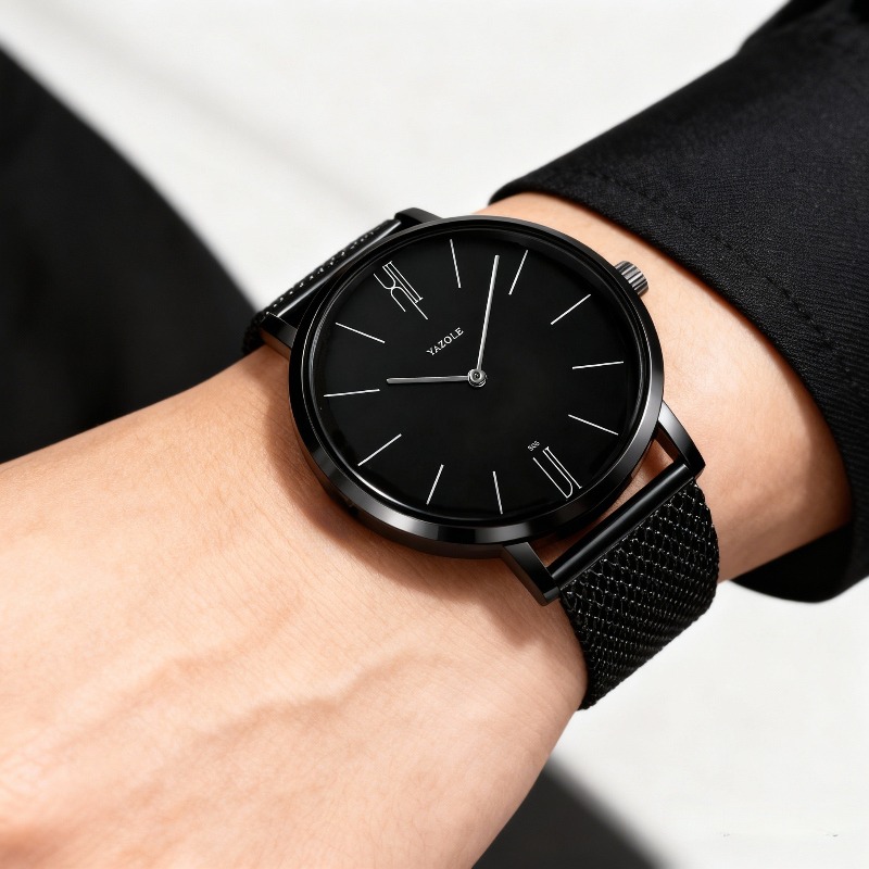 Fashion Simple Men Watch TOP B - Luxury Watch Mockup 评论和价格