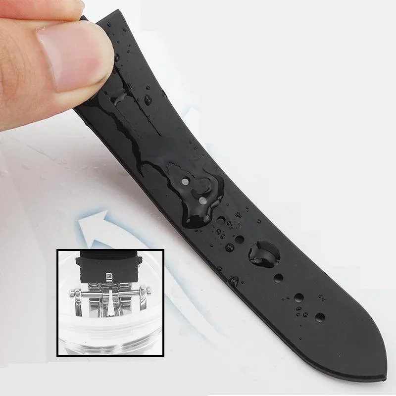 Silicone Rubber Watch Band For - Luxury Watch Constantine 评论和价格