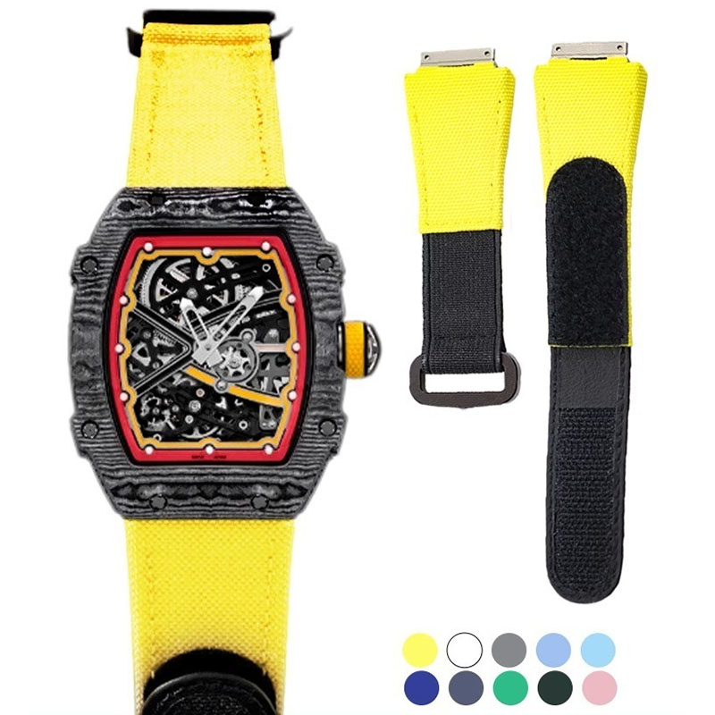 Custom Made FKM Rubber Strap f - Luxury Watch Richard Mille 评论和价格