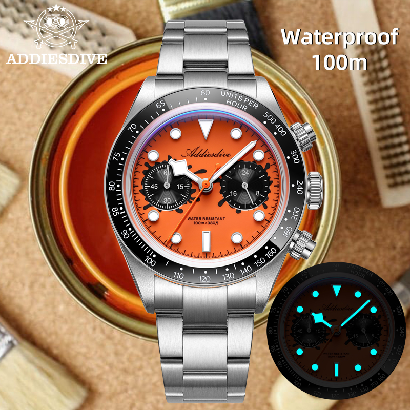 ADDIESDIVE Quartz Chronograph  - Zero Luxury Watch 评论和价格