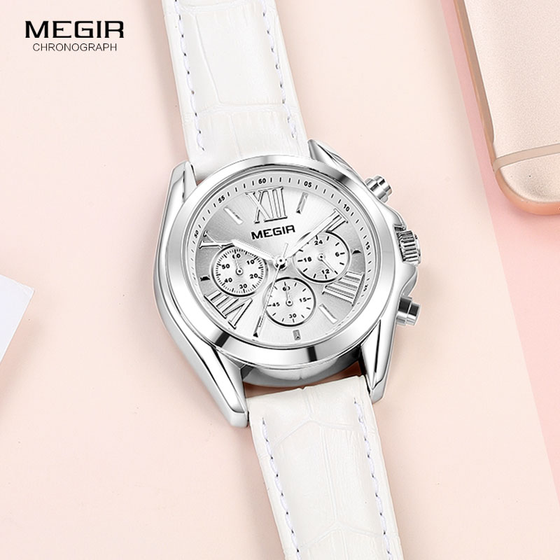 MEGIR2019 New Luxury Leather W - Luxury Watch Index 评论和价格