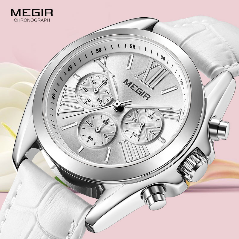 MEGIR2019 New Luxury Leather W - Luxury Watch Index 评论和价格