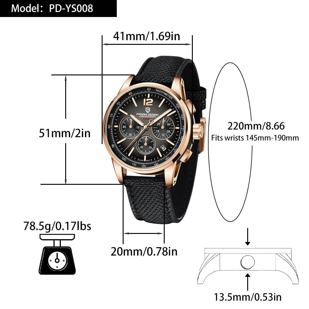 PAGANI DESIGN New Mens Watch 4 - Luxury Watch Index 评论和价格