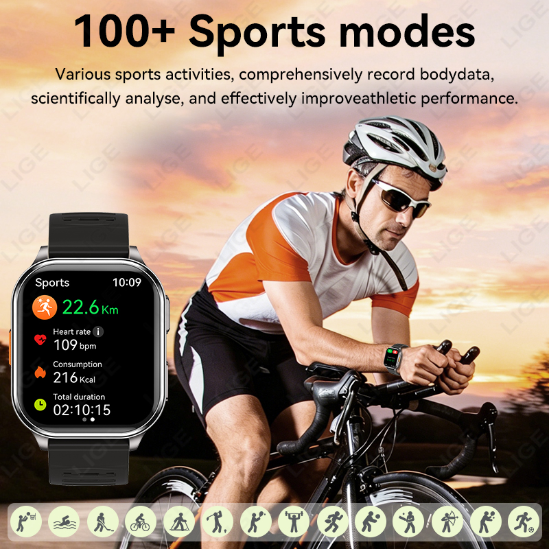 LIGE Camera Smart Watch Men Wo - Luxury Watch Photo 评论和价格