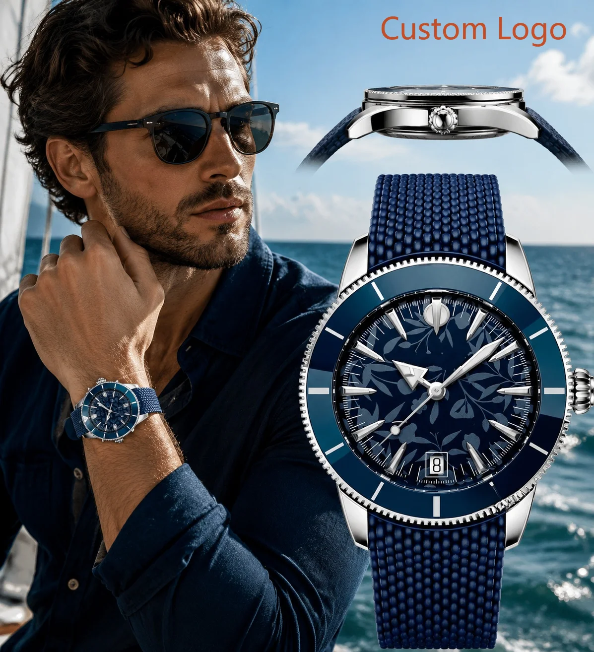 Men 46mm Diving Automatic Watc - Luxury Watch Straps 评论和价格