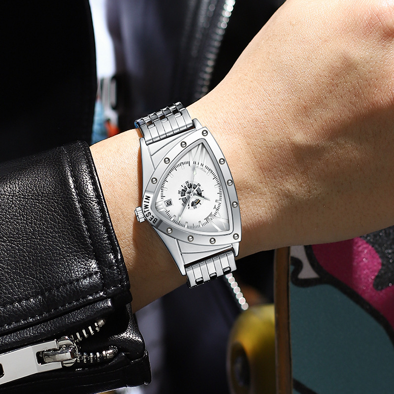 Men's Triangle Watch with Worm - Watch Triangle Luxury 评论和价格
