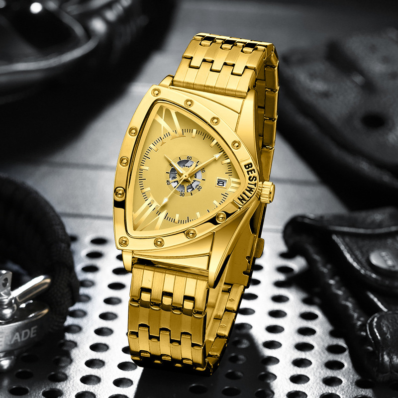 Men's Triangle Watch with Worm - Watch Triangle Luxury 评论和价格