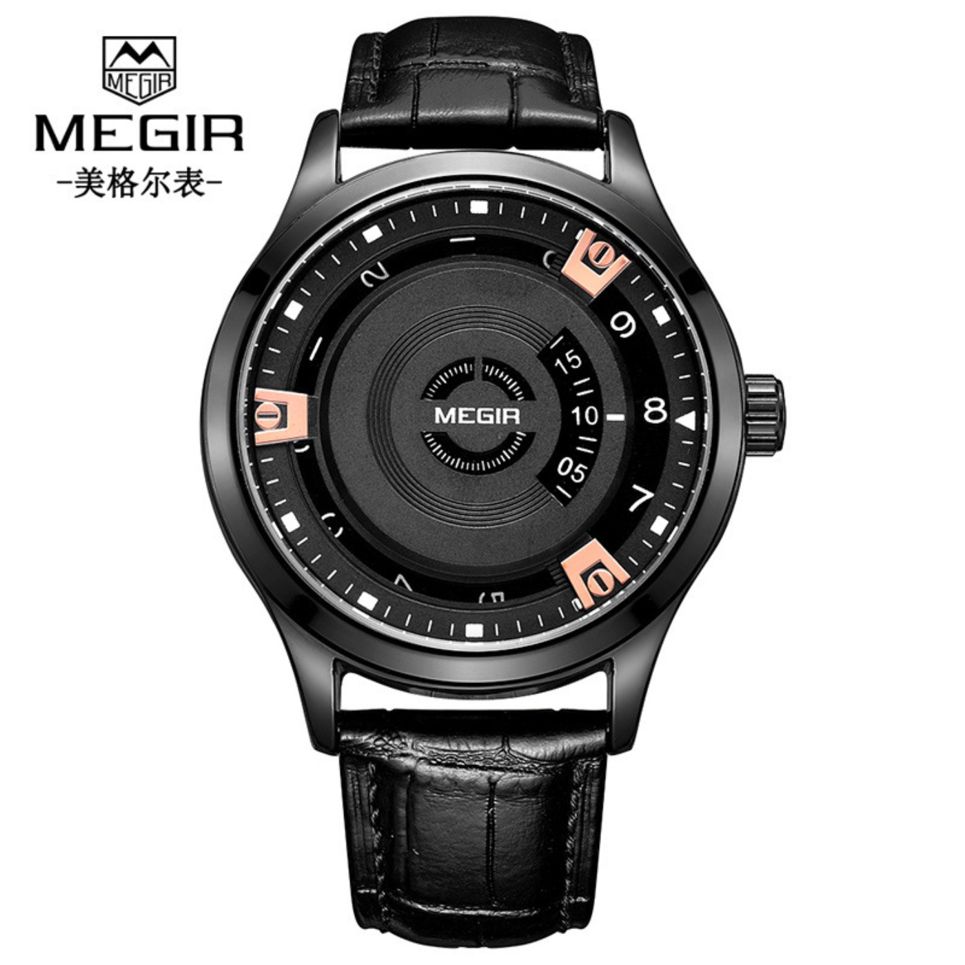 MEGIR Men Watches Luxury Leath - Luxury Watch Straps 评论和价格