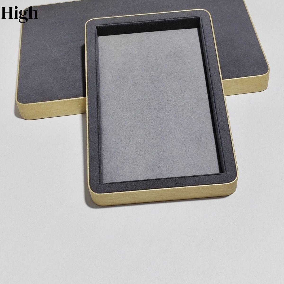 Gray Suede Leather Jewelry Dis - Luxury Watch Photo 评论和价格