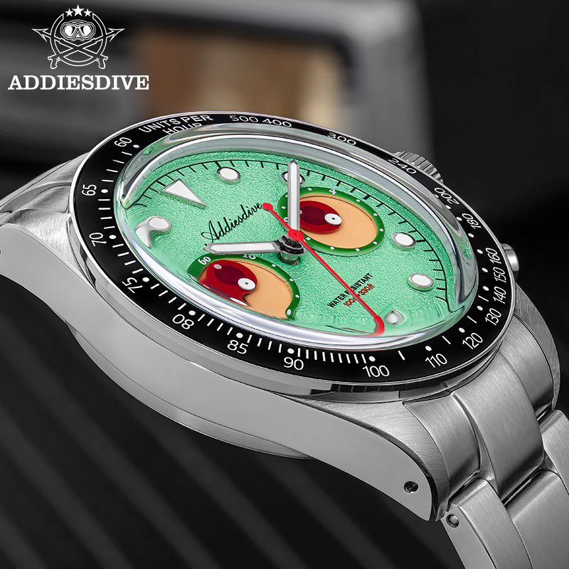 ADDIESDIVE New 40mm Chronograp - Zero Luxury Watch 评论和价格