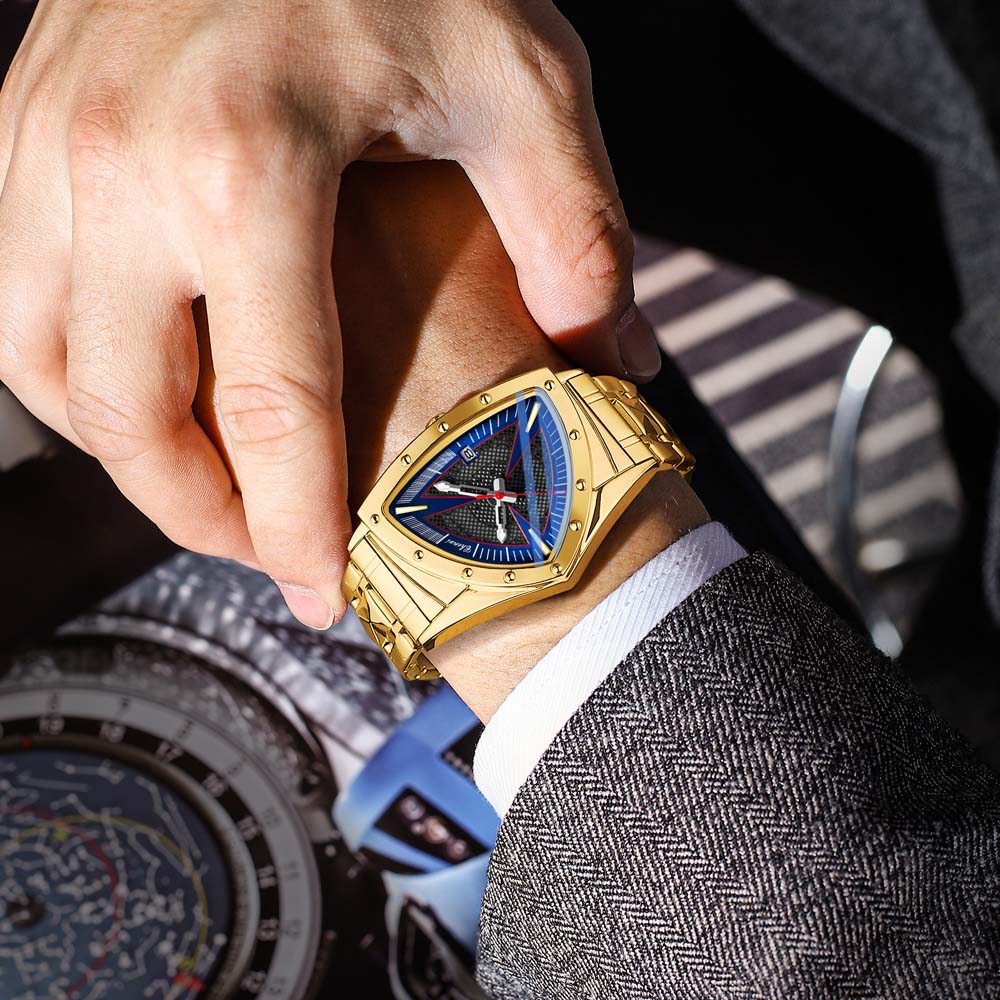 CHENXI Luxury Men's Watch Quar - Watch Triangle Luxury 评论和价格